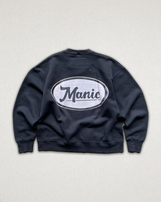 Manic Crewneck - Black