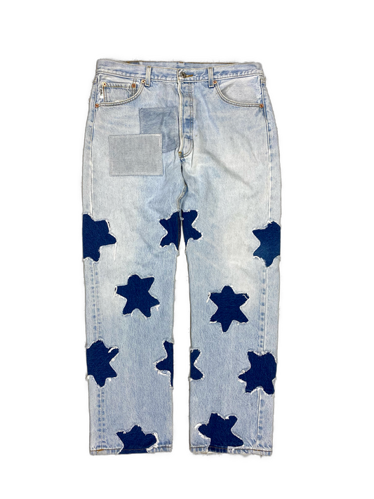 Star Die Cut Jeans
